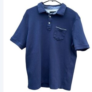 Navy Tahari Men’s Golf Polo Size Large Classic